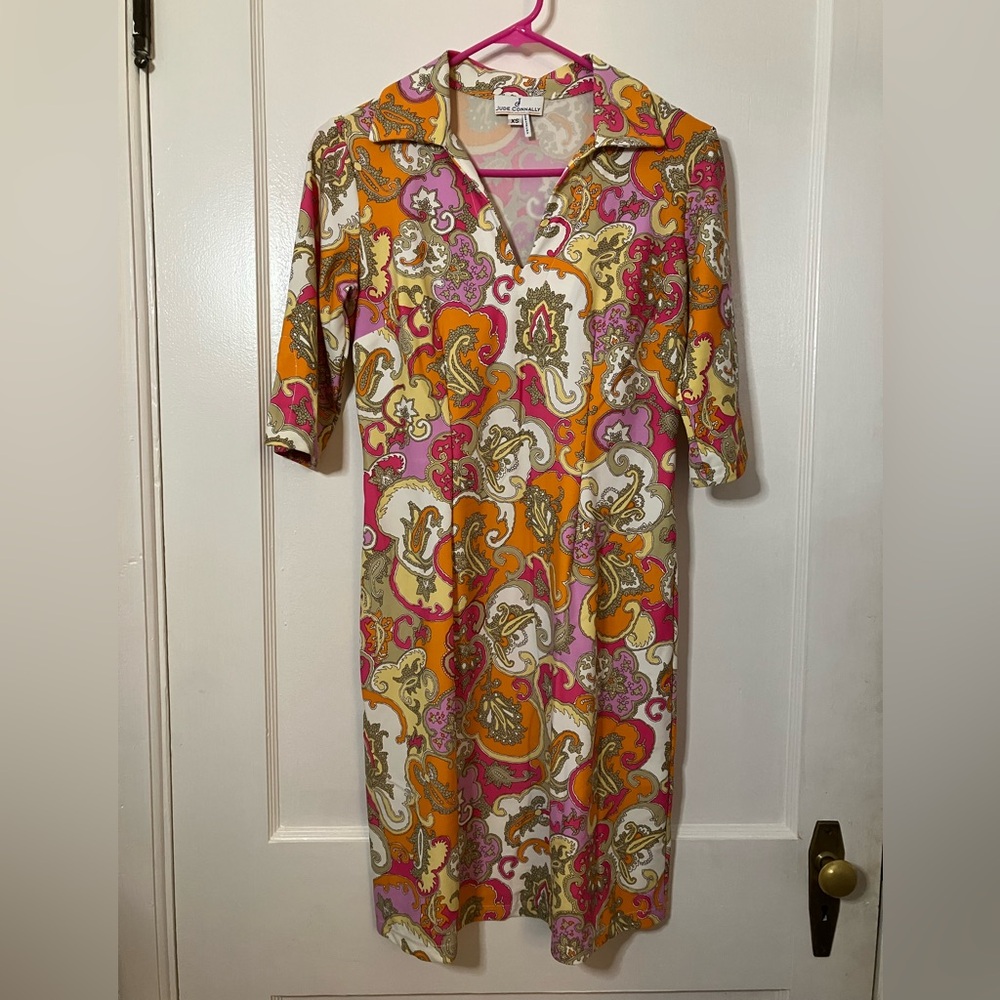 Jude Connally Multicolor Paisley Dress